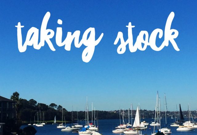 Taking Stock – July