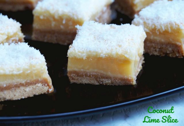 Coconut Lime Slice