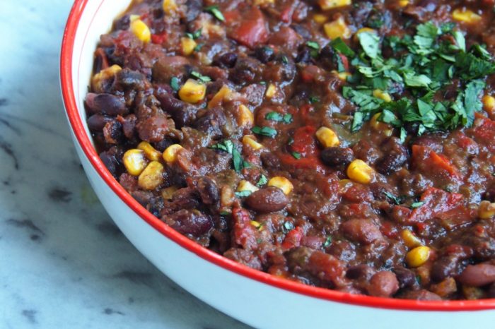 Slow Cooker Mixed Bean Chilli