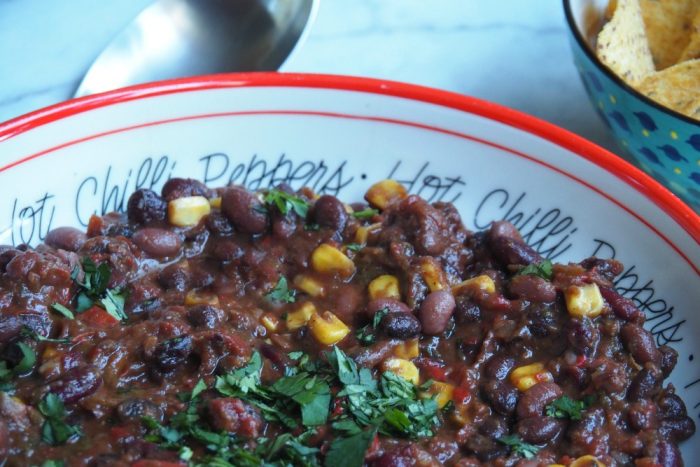 Slow Cooker Mixed Bean Chilli