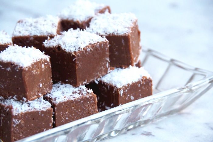 Jane's Chocolate and Coconut Fudge 4