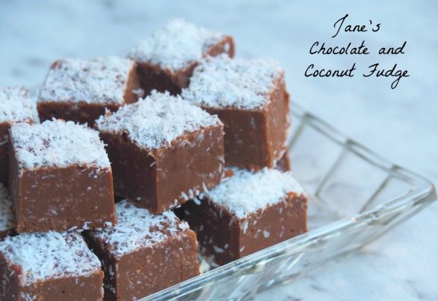 Jane’s Chocolate and Coconut Fudge