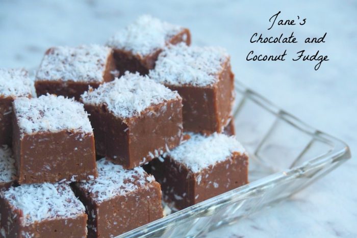 Jane's Chocolate and Coconut Fudge