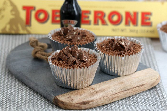 Mini Boozy Chocolate Cheesecakes 1