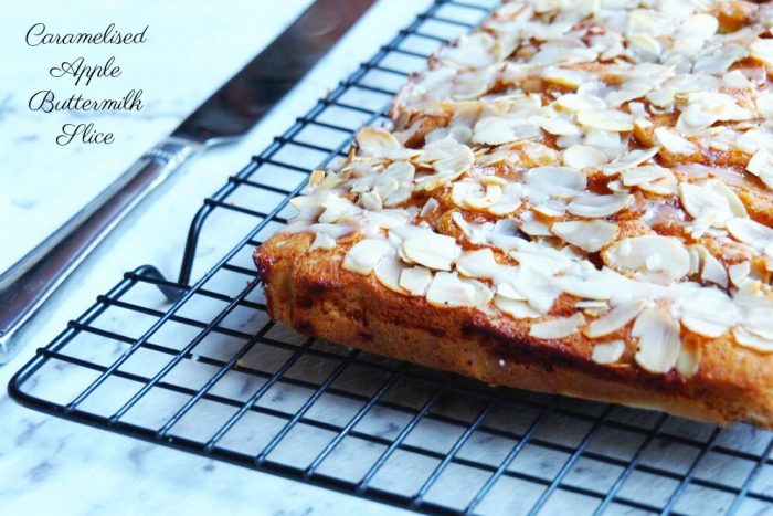 Caramelised Apple Buttermilk Slice