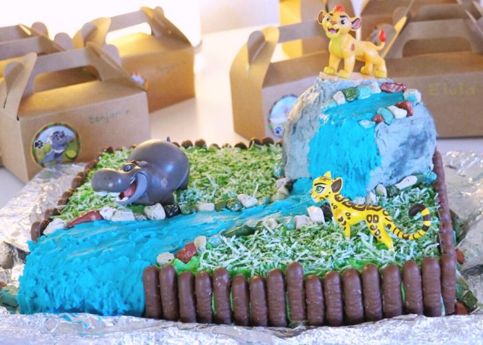 How to make a Lion Guard Cake 5