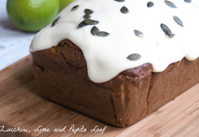 Zucchini, Lime and Pepita Loaf