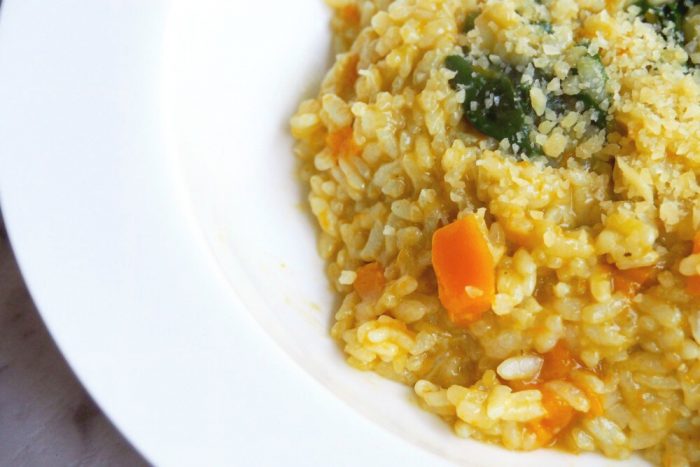 Thermomix Pumpkin and Spinach Risotto 4