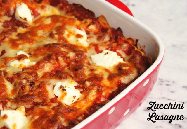 Meatless Monday: Zucchini Lasagne