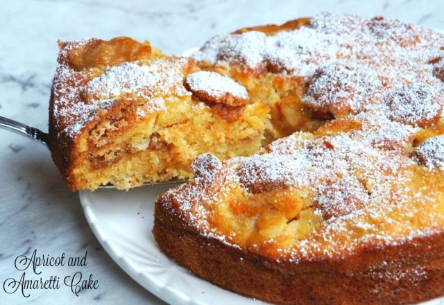 Apricot and Amaretti Cake