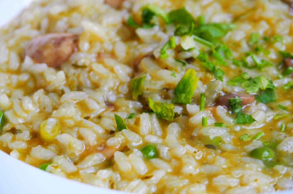 Thermomix Mushroom and Pea Risotto 2