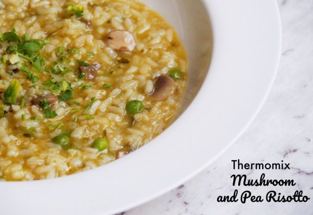 Meatless Monday – Thermomix Mushroom and Pea Risotto