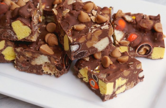 Peanut Butter and Banana Rocky Road 7