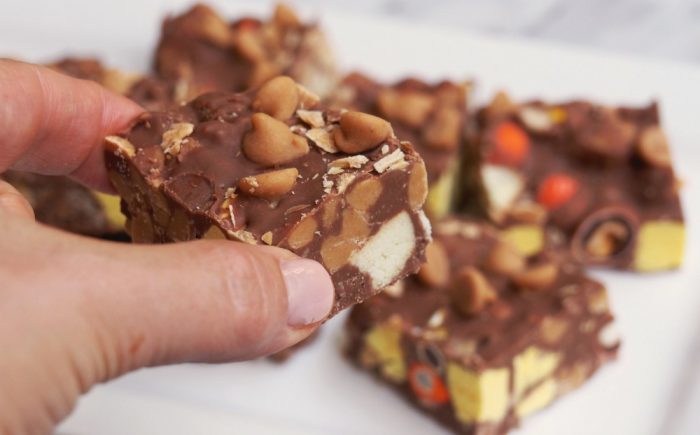 Peanut Butter and Banana Rocky Road 5