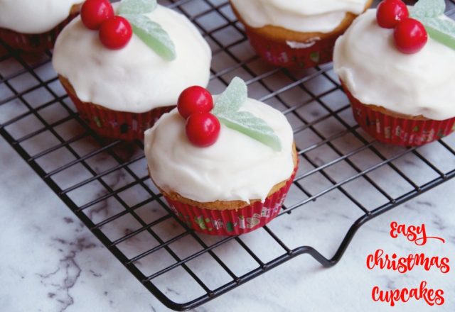 Easy Christmas Cupcakes