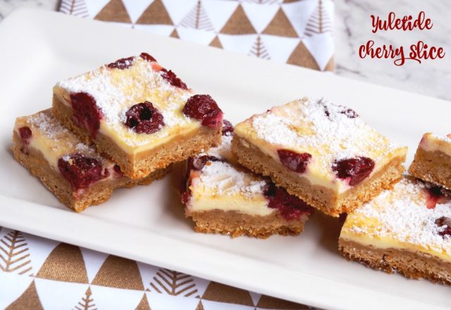 Yuletide Cherry Slice