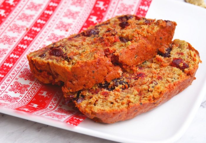 Beetroot, Cranberry and Zucchini Loaf