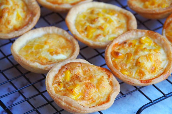 Mini Cheese and Corn Quiches 4