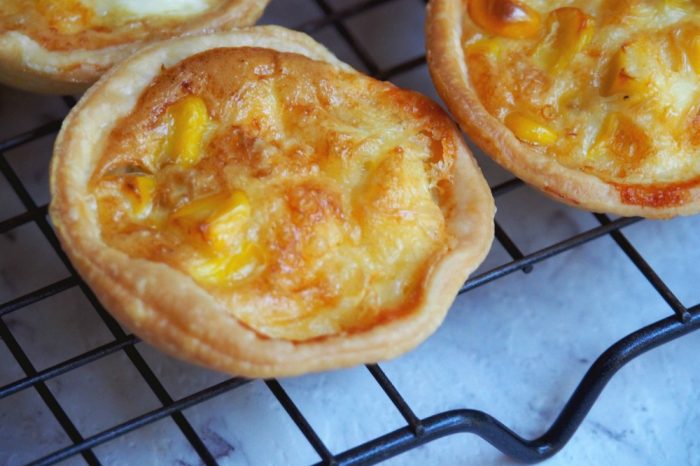 Mini Cheese and Corn Quiches 3