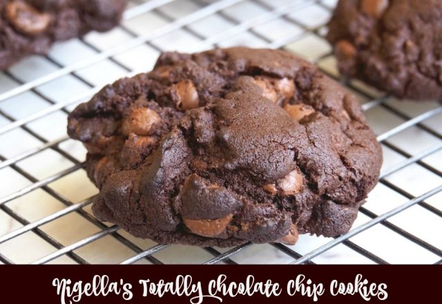 Nigella’s Totally Chocolate Chip Cookies