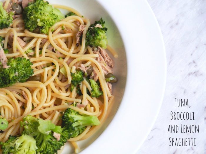 Tuna, Broccoli and Lemon Spaghetti