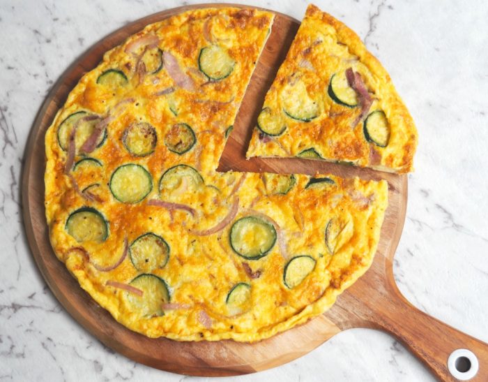 Zucchini frittata 4