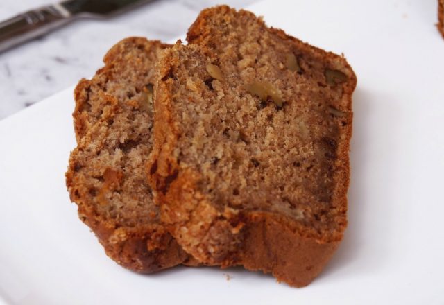 Apple, Banana and Walnut Bread