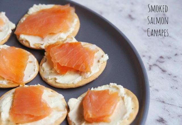 Smoked Salmon Canapes