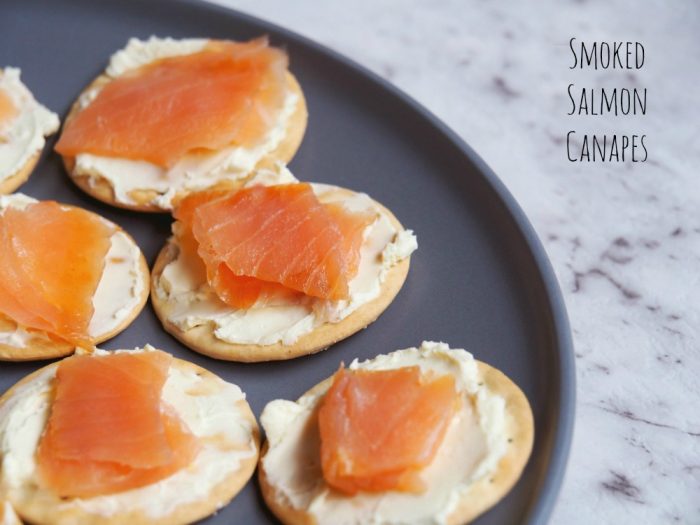 Smoked Salmon Canapes 1