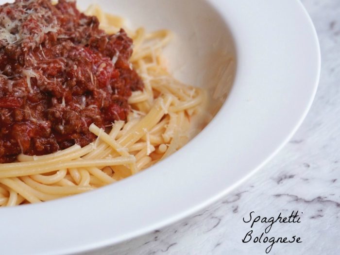 Low iodine Spaghetti Bolognese