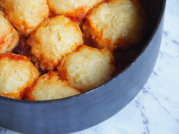 Chilli Beef with Cornbread Dumplings 2