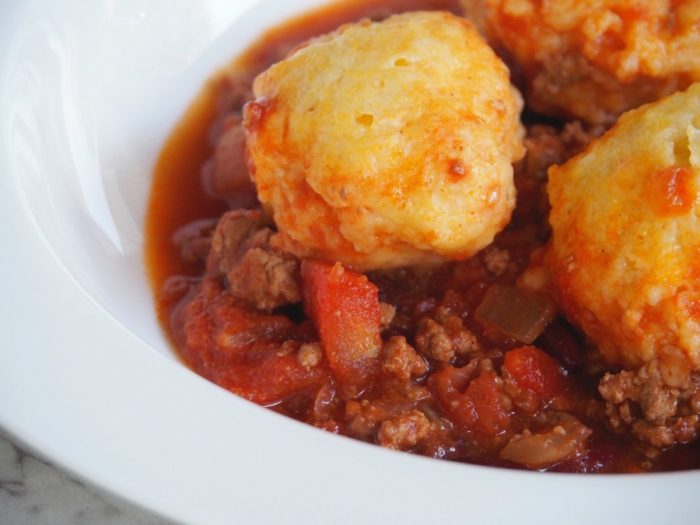 Chilli Beef with Cornbread Dumplings 6