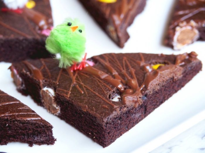 Easter Brownie Bark 5