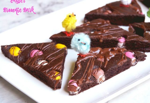 Easter Brownie Bark