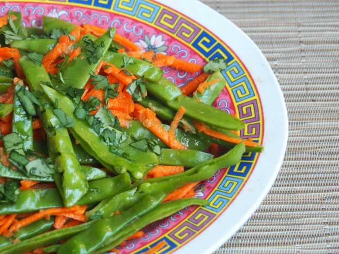 carrot and snow pea salad 2
