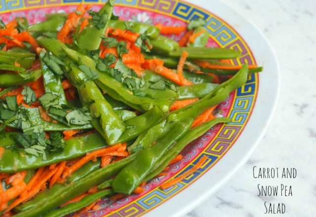 Carrot and Snow Pea Salad