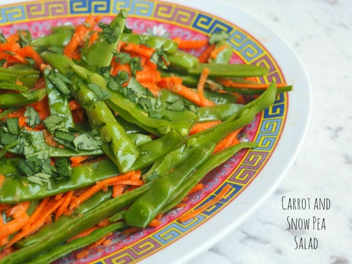 carrot and snow pea salad 3