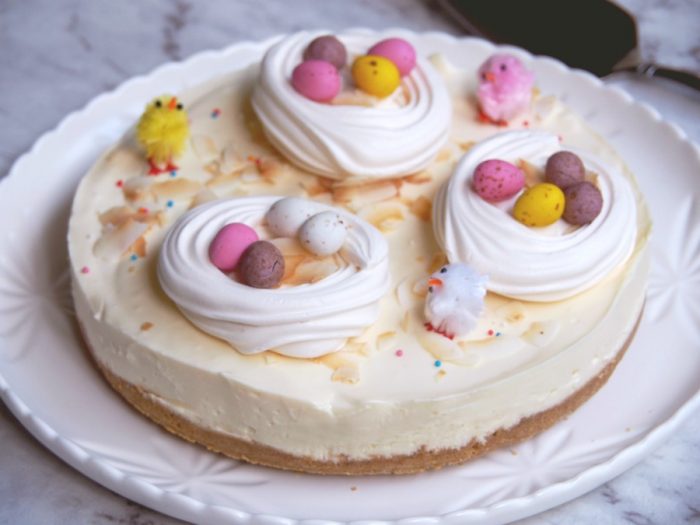 No Bake Easter Cheesecake 4