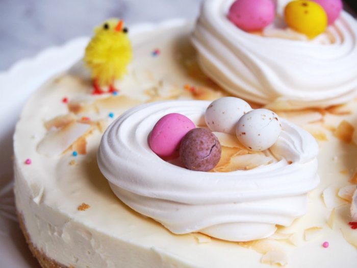 No Bake Easter Cheesecake 2