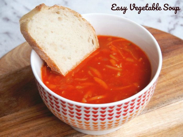 Easy Vegetable Soup 1
