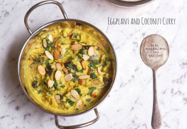 Meatless Monday – Eggplant and Coconut Curry