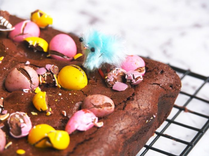 Salted Caramel and Mini Egg Brownies 3