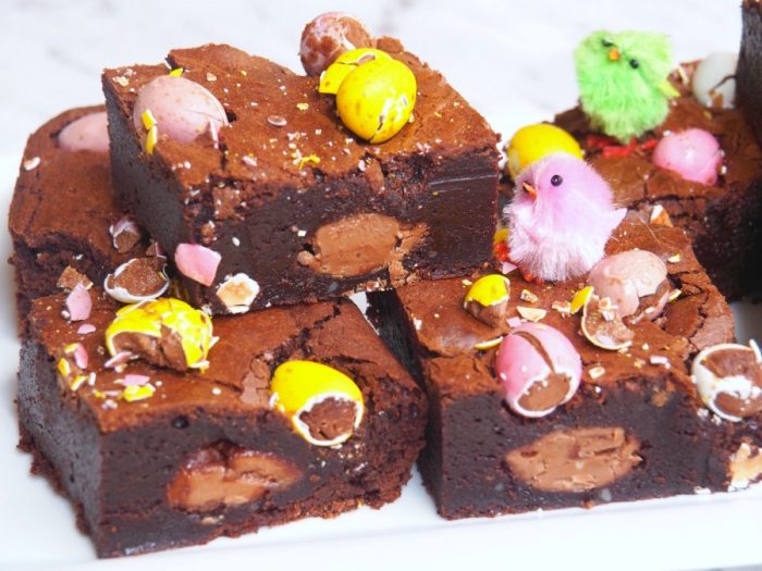 Salted Caramel and Mini Egg Brownies 2