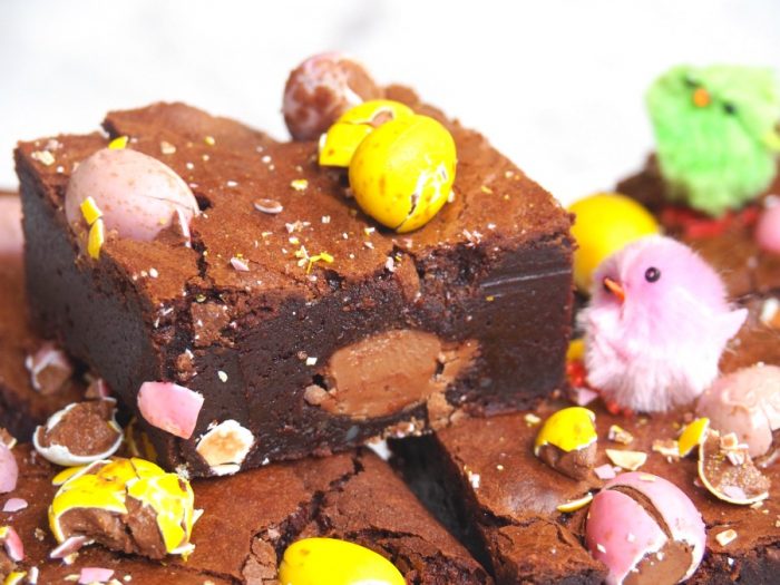 Salted Caramel and Mini Egg Brownies 8