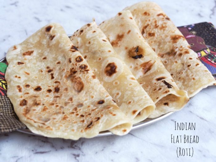 Indian flat bread (roti)