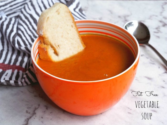 Fat free vegetable soup 3