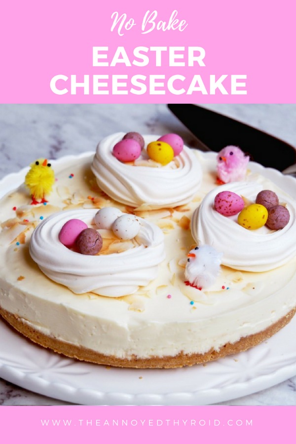 No Bake Easter cheesecake 