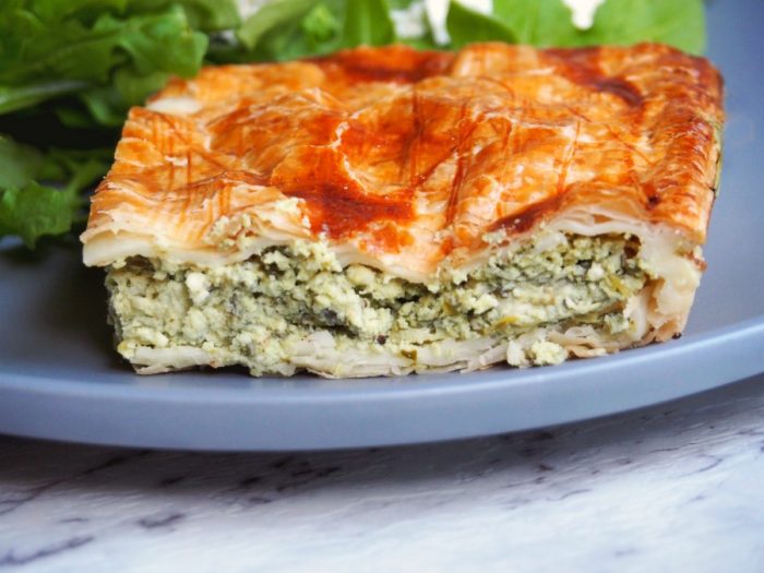 Easy Spinach Ricotta and Feta Pie 5