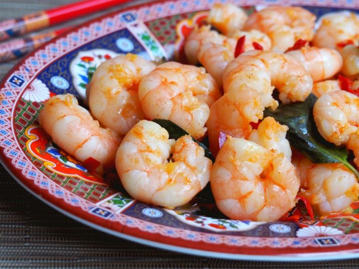 Chilli Basil Prawn Stir Fry 4