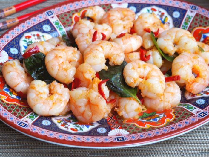 Chilli Basil Prawn Stir Fry2